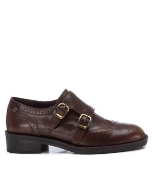 Xti Leather Moccasins - Brown