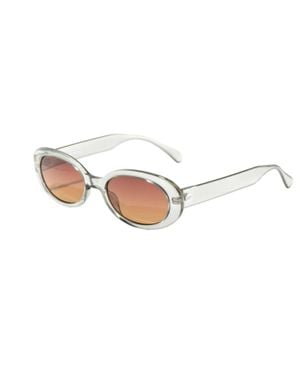 Sunski Bianca Oval Sunglasses - White