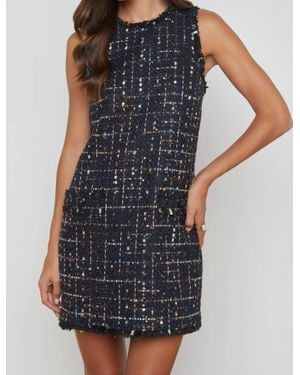 L'Agence Florian Shift Dress - Blue