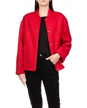 Sanctuary Modern Bomber Jacket - Red
