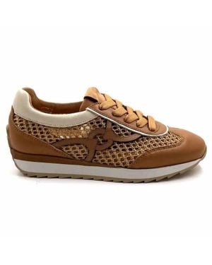 Softwaves Dakota Raffia Sneakers - Brown