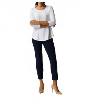 Joseph Ribkoff Classic Cropped Pant - Blue