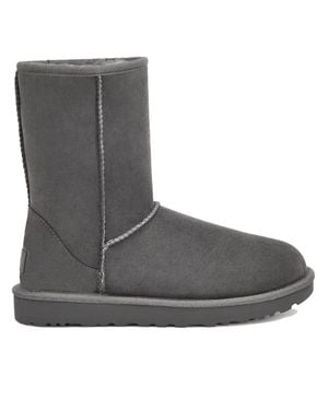 UGG W Classic Short Ii Suede-Like Boots - Gray