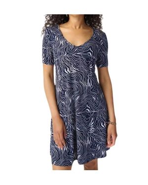 Joseph Ribkoff A-Line Dress - Blue