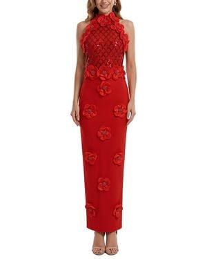 Amanda Royal Maxi Dress - Red