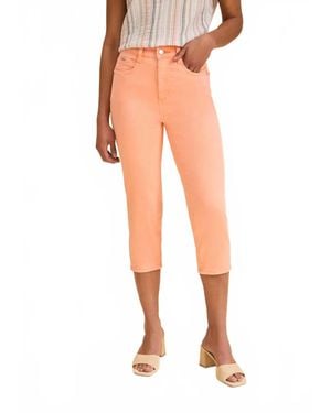 Fdj High-Rise Stretch Capri Pants - Red