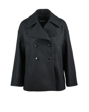 Dondup Virgin Wool-Blend Peacoat - Black