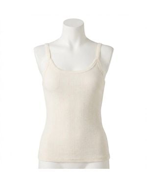 Faherty Pacific Pointell Tank Top - White