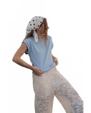 If She Loves Amicis Kate Rib Top - Blue