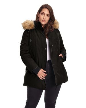 Alpine North Glacier Plus Vegan Down (Recycled) Parka (Plus Size) - Black