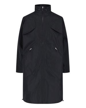 Entire studios Minimalist High Collar Jacket - Blue
