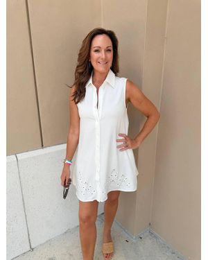 Elan Sleeveless Mini Dress - Natural