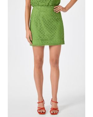 Trina Turk High Rise Rico Skirt - Green