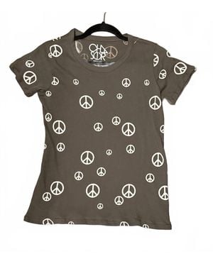 Chaser Brand Allover Peace Graphic Tee - Black