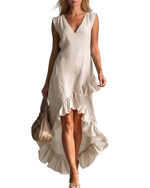 Emma way Maxi Dress - Natural