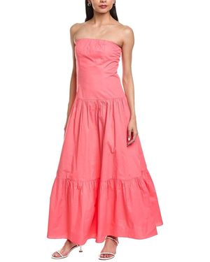 Garrie B Drop-Waist Maxi Dress - Pink