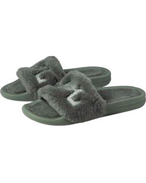 Athletic Propulsion Labs Shearling Slide Sandal - Black