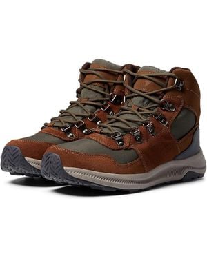 Deer Stags Peak Boots Chestnut Faux Suede Ankle Hiking Zpo3896 - Brown