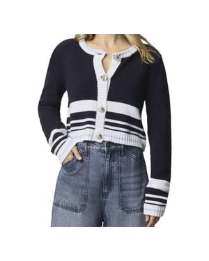 Splendid Sailor Stripe Cardigan - Blue