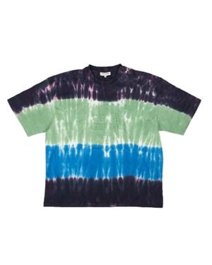 Opening Ceremony S/S Tie Dye Box Logo Tee - Blue