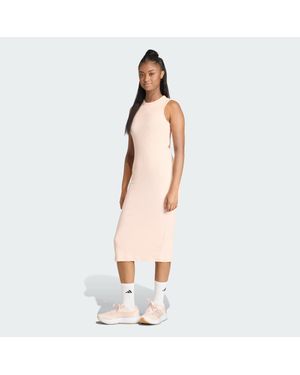 adidas All Szn Rib Dress - Natural