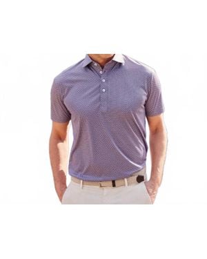 Collars & Co. Semi Spread Collar Polo - Purple