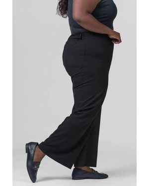 Lyssé Erin High Waist Wide Leg Ponte Pant - Black