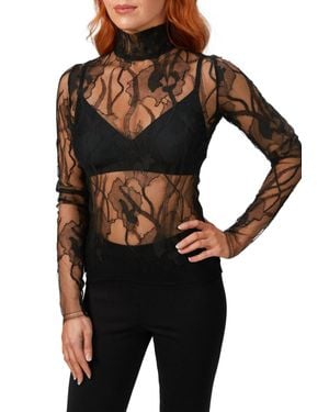 BYVARGA Petra Lace Top - Black