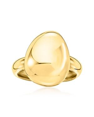 Ross-Simons Italian 14Kt Organic-Shaped Ring - Metallic
