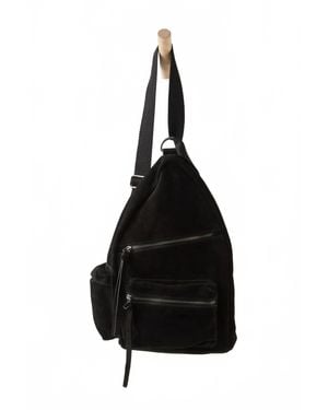 Free People Oxford Suede Sling Bag - Black