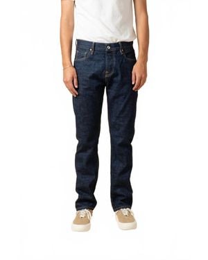 C.O.F. Studio M8 Selvedge Straight Jeans - Blue