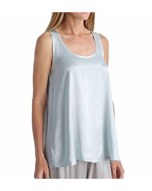 PJ Harlow Laura Pleated Back Camisole - Blue