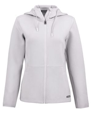 Cutter & Buck Roam Epic Comfort Recycled Full Zip Hooded Jacket - Blue