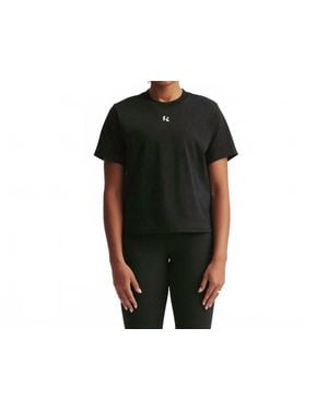New Balance Cropped T-Shirt - Black
