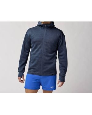Brooks Activate Midweight Hoodie - Blue