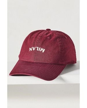 American Needle City Baseball Cap - Red