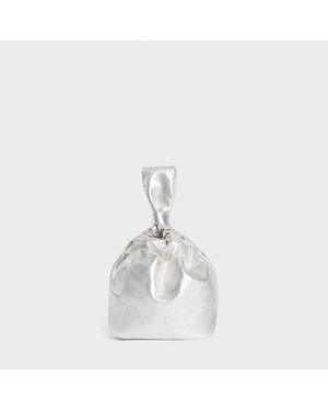 LEMIZ Mariposa Twist Clutch Handbag - White