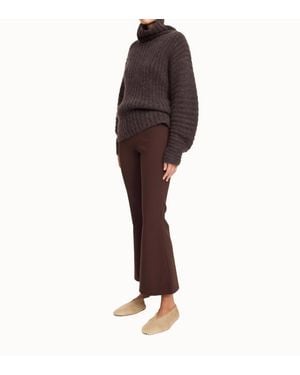 By Malene Birger Vilanna High-Waist Pants - Brown