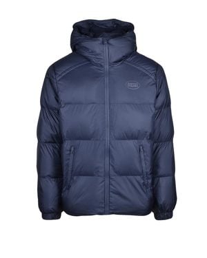 DIESEL Polyester Padded Down Jacket - Blue