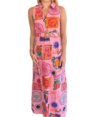 Anna Cate Jill Midi Dress - Red