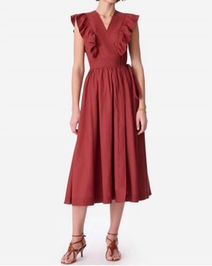 Vanessa Bruno Ermione Long Dress - Red