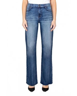 Fidelity Katie Straight Jeans - Blue