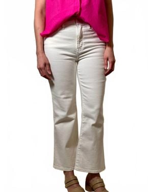 GOOD AMERICAN Dana Good Legs Crop Mini Bootleg Jeans - White