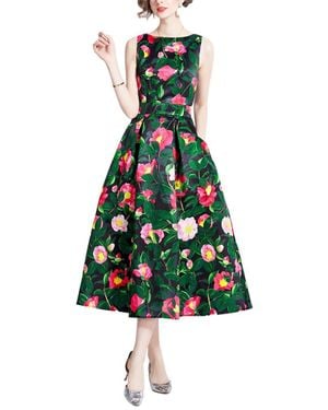 Kaimilan Midi Dress - Green