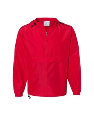 Champion Packable Quarter-Zip Jacket - Red