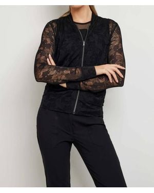 Anatomie Bailey Camo Mesh Jacket - Black