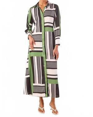 MISA Los Angles Hermina Midi Dress - White