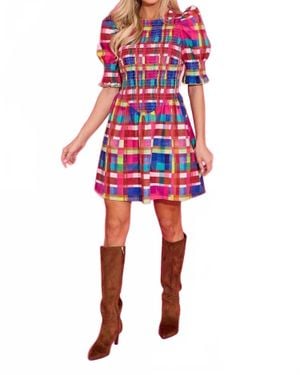 Alden Adair Polly Dress - Red