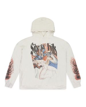 Siberia Hills Cream Dark Fantasy Hoodie - White