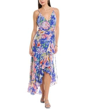Yumi Kim Adela Maxi Wrap Dress - Blue